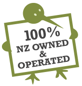 100% NZ OWNED & OPERATED 